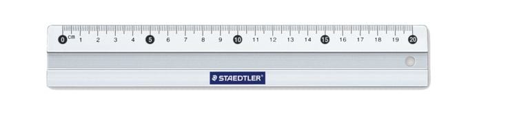 Produktbild: STAEDTLER Lineal Aluminium/Metal 20 cm