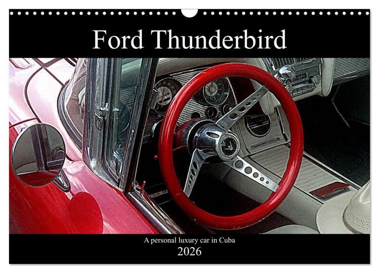 Produktbild: Ford Thunderbird (Wall Calendar 2026 DIN A3 landscape), CALVENDO 12 Month Wall Calendar