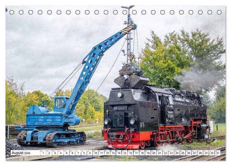 Produktbild: Selketalbahn im Harz (Tischkalender 2026 DIN A5 quer), CALVENDO Monatskalender