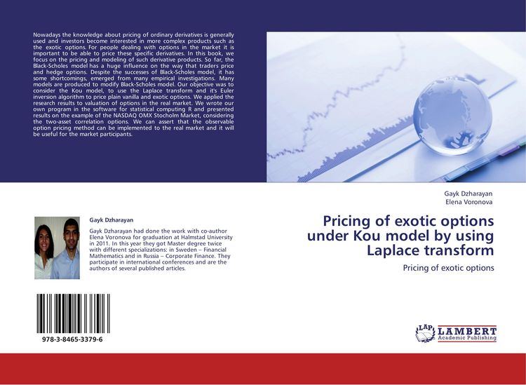 Produktbild: Pricing of exotic options under Kou model by using Laplace transform