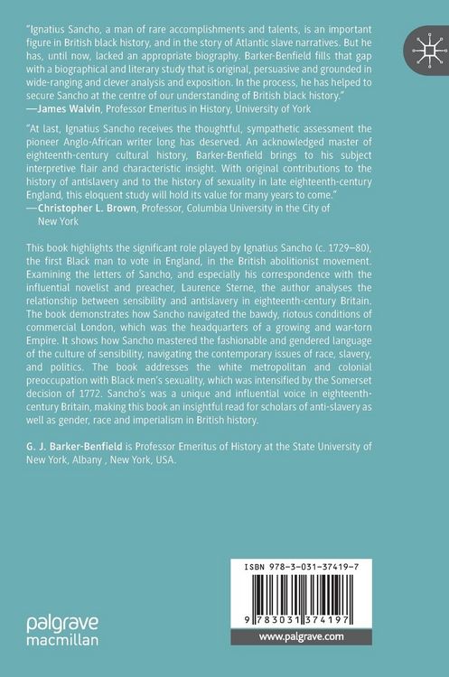 Produktbild: Ignatius Sancho and the British Abolitionist Movement, 1729-1786