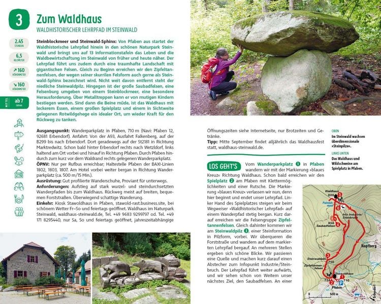 Produktbild: ROTHER Wanderbuch ErlebnisWandern mit Kindern Oberpfalz