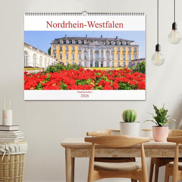 Produktbild: Nordrhein-Westfalen - Stadtansichten (Wandkalender 2026 DIN A2 quer), CALVENDO Monatskalender