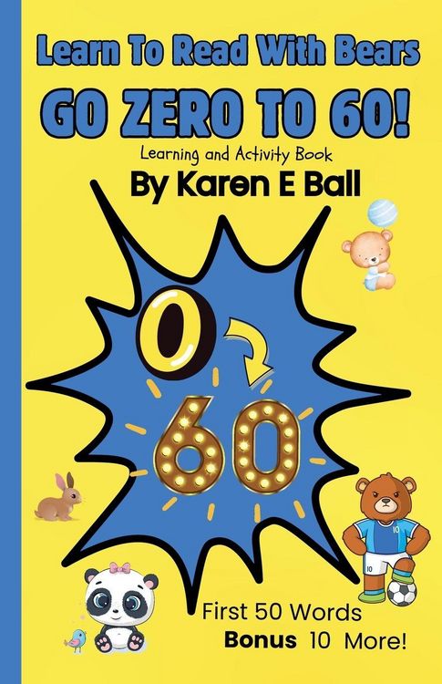 Produktbild: Learn To Read with Bears Go Zero To 60!