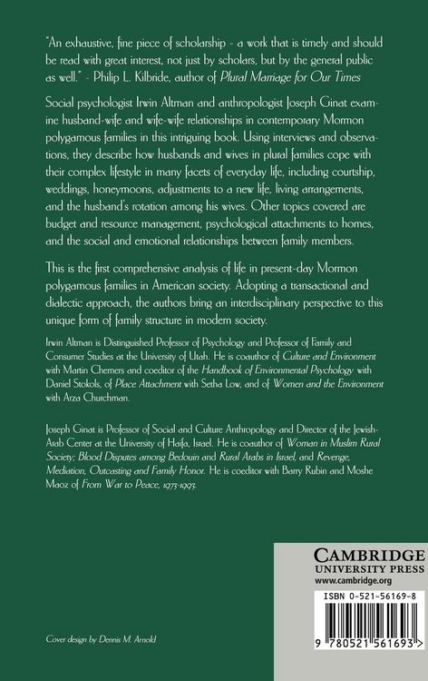 Produktbild: Polygamous Families in Contemporary Society