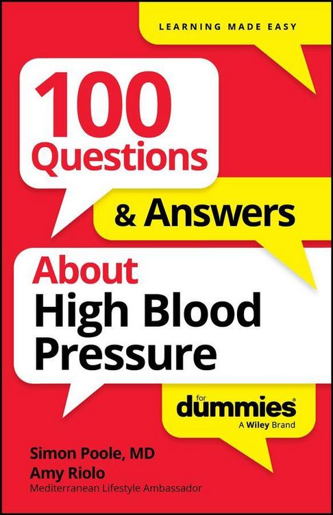 Produktbild: 100 Questions & Answers About High Blood Pressure For Dummies