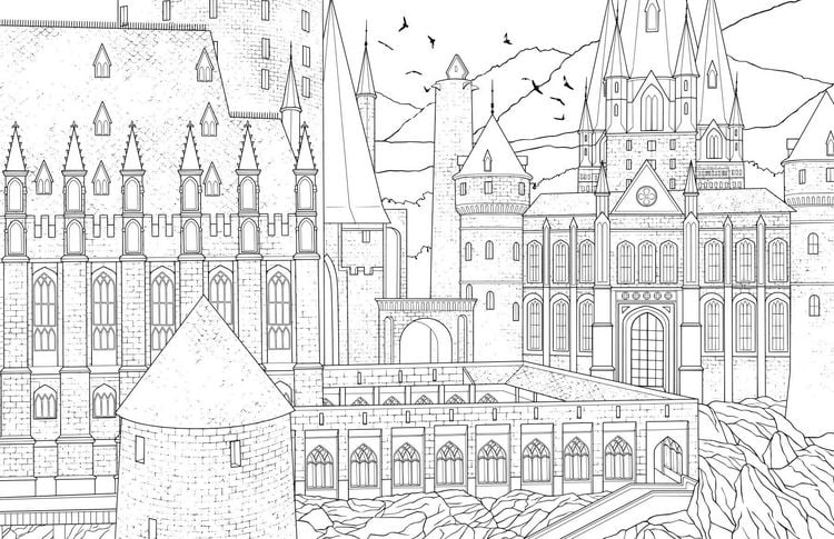 Produktbild: Aus den Filmen zu Harry Potter: Das offizielle Hogwarts-Malbuch