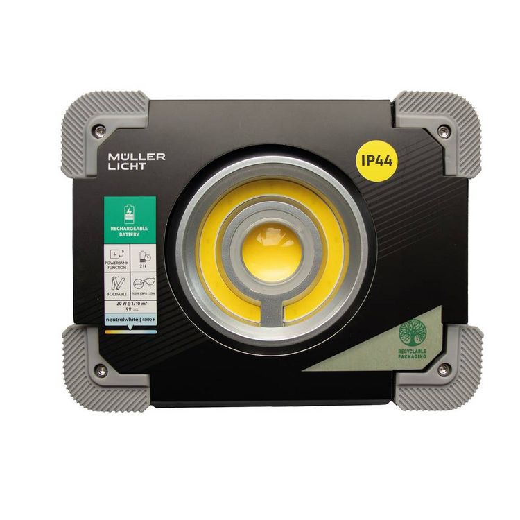 Produktbild: M&uuml;ller-Licht Dallas LED-Baustrahler 20W 22000lm Neutralwei&szlig; 21600032