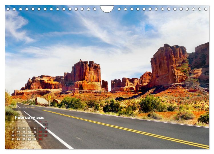 Produktbild: Arches Road Trip (Wall Calendar 2026 DIN A4 landscape), CALVENDO 12 Month Wall Calendar