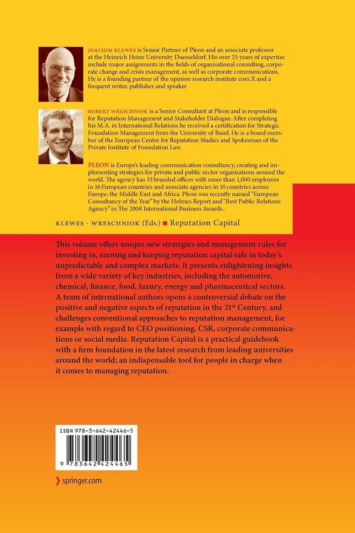 Produktbild: Reputation Capital