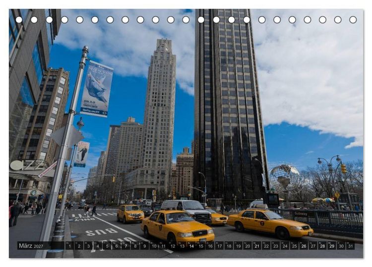 Produktbild: New York (Tischkalender 2027 DIN A5 quer), CALVENDO Monatskalender