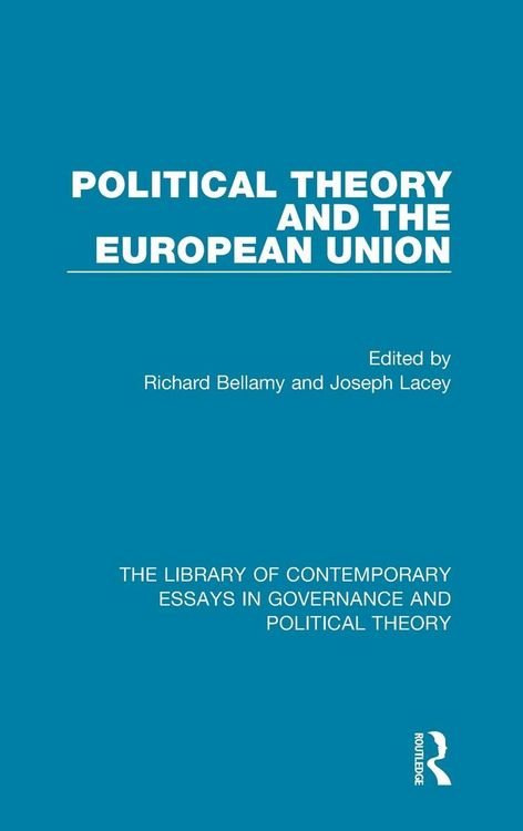 Produktbild: Political Theory and the European Union