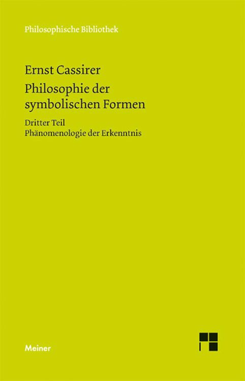 Produktbild: Philosophie der symbolischen Formen. Dritter Teil