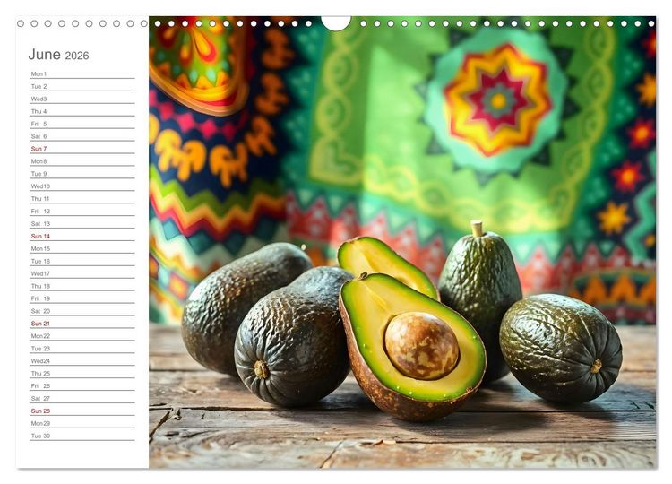 Produktbild: Superfood Dreams - AI art for gourmets (Wall Calendar 2026 DIN A3 landscape), CALVENDO 12 Month Wall Calendar