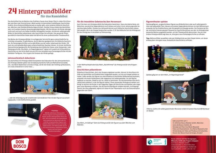 Produktbild: 24 Hintergrundbilder f&uuml;r das Kamishibai