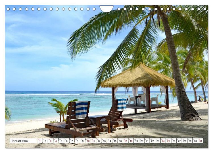 Produktbild: Rarotonga - Trauminsel im S&uuml;dpazifik. (Wandkalender 2026 DIN A4 quer), CALVENDO Monatskalender