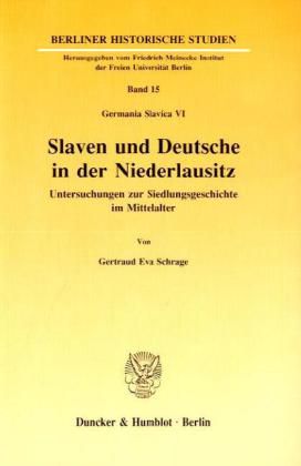 Produktbild: Slaven und Deutsche in der Niederlausitz.