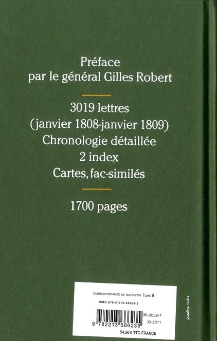 Produktbild: Correspondance Generale T.8; Expansions Meridionales et Resistances,