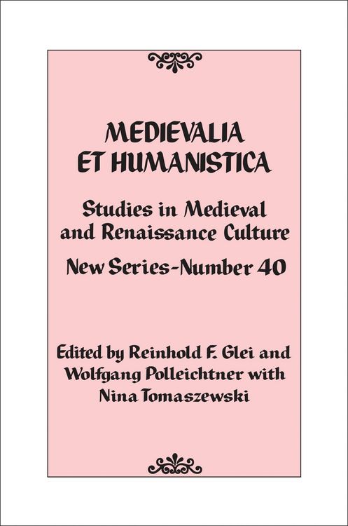 Produktbild: Medievalia et Humanistica, No. 40