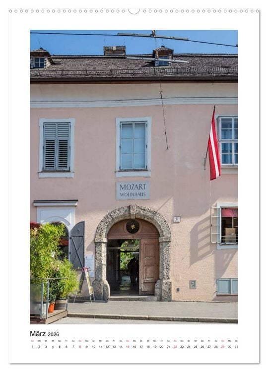 Produktbild: Wundersch&ouml;nes SALZBURG (hochwertiger Premium Wandkalender 2026 DIN A2 hoch), Kunstdruck in Hochglanz