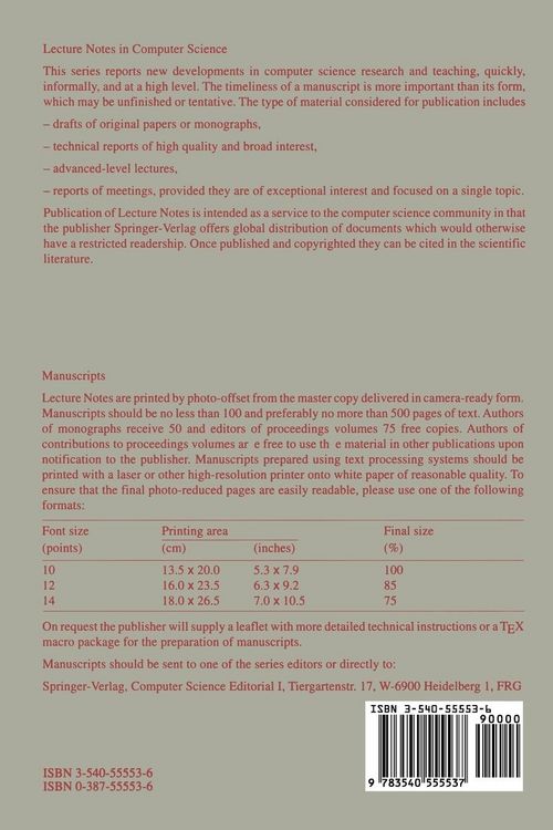 Produktbild: Theory of Computing and Systems