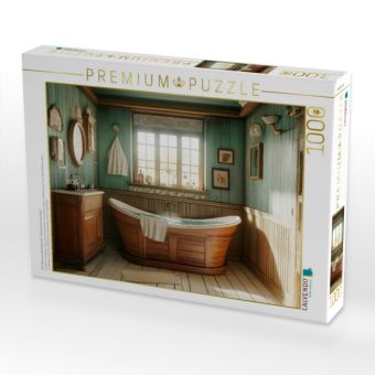 Produktbild: CALVENDO Puzzle Ein Motiv aus dem Kalender "Wohntr&auml;ume aus Holz" | 1000 Teile Lege-Gr&ouml;&szlig;e 64x48cm Foto-Puzzle f&uuml;r gl&uuml;ckliche Stunden