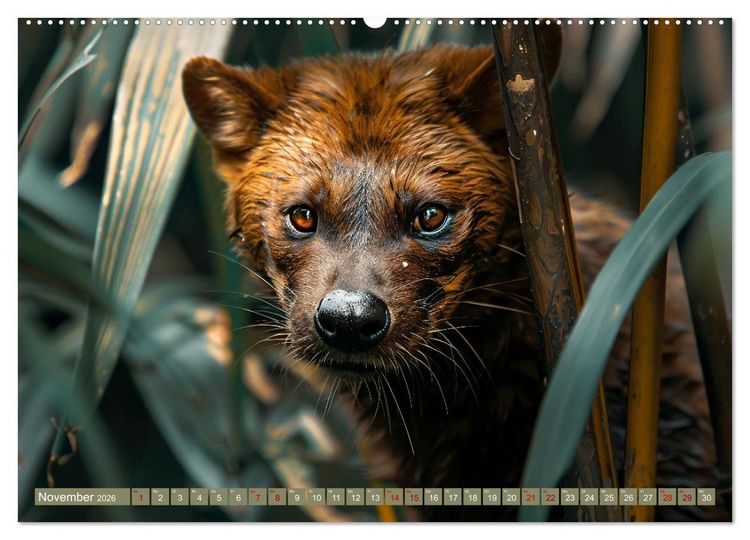 Produktbild: Die wilden Hunde (Wandkalender 2026 DIN A2 quer), CALVENDO Monatskalender