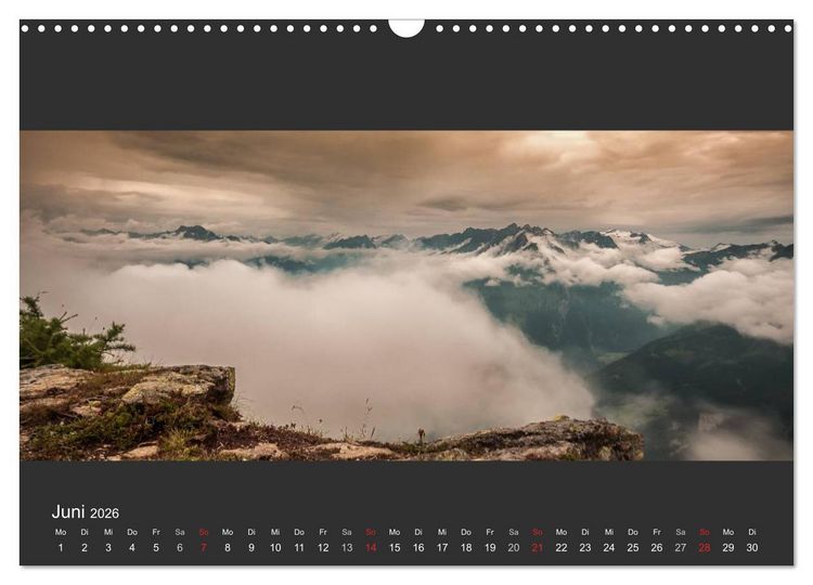 Produktbild: Alpenpanorama 2026 (Wandkalender 2026 DIN A3 quer), CALVENDO Monatskalender
