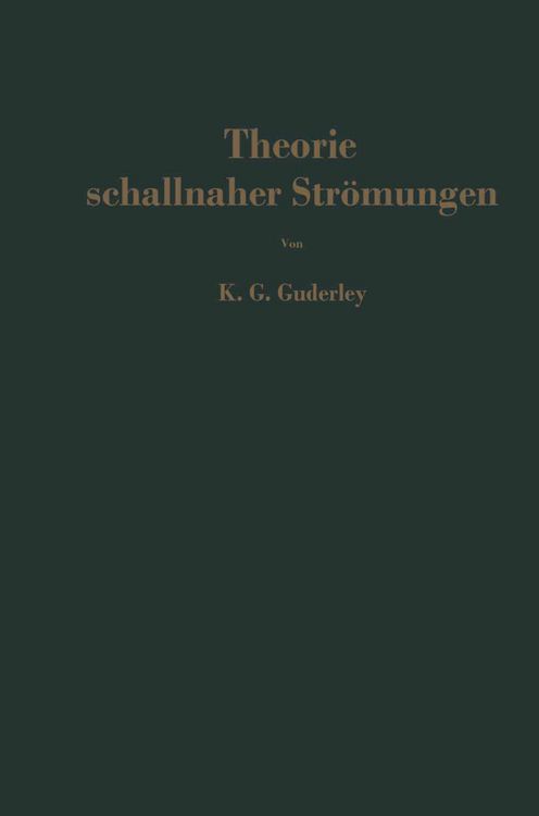 Produktbild: Theorie schallnaher Str&ouml;mungen