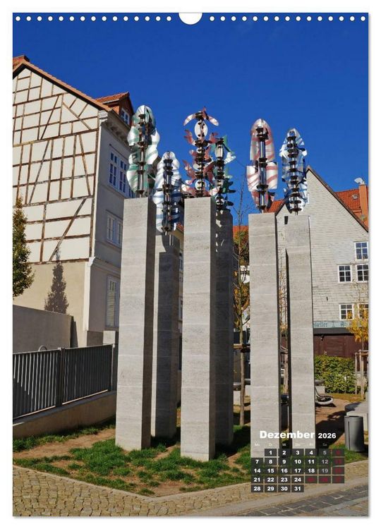 Produktbild: Arnstadt (Wandkalender 2026 DIN A3 hoch), CALVENDO Monatskalender