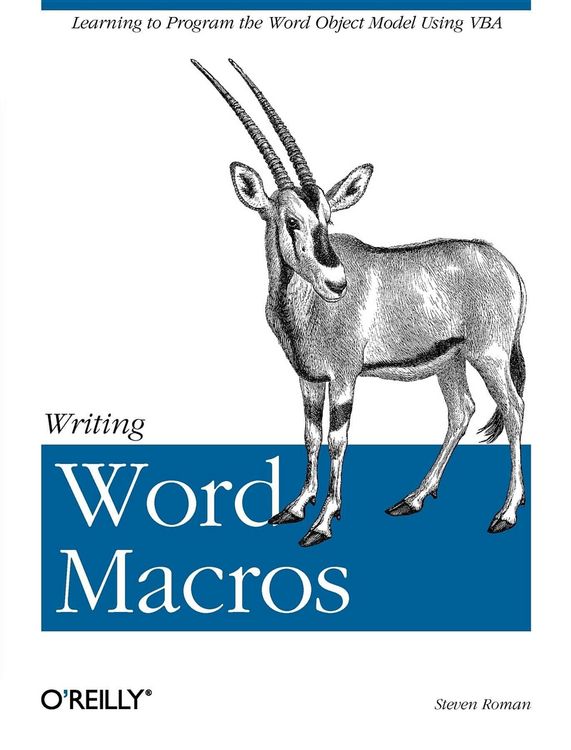 Produktbild: Writing Word Macros