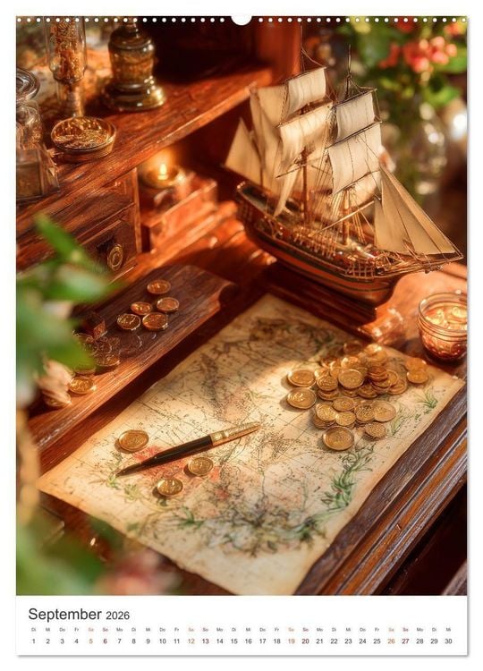 Produktbild: Maritime Meisterwerke (hochwertiger Premium Wandkalender 2026 DIN A2 hoch), Kunstdruck in Hochglanz
