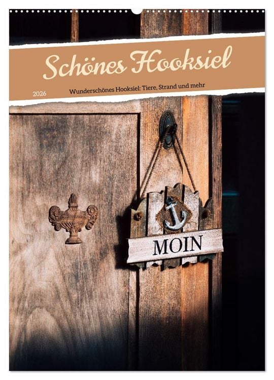 Produktbild: Sch&ouml;nes Hooksiel (Wandkalender 2026 DIN A2 hoch), CALVENDO Monatskalender