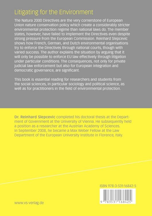 Produktbild: Litigating for the Environment