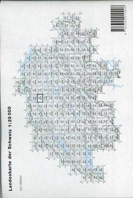 Produktbild: Swisstopo 1 : 25 000 Wohlen
