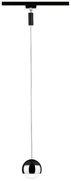 Produktbild: Paulmann Pendel Capsule Hochvolt-Schienensystem-Leuchte URail LED fest eingebaut 6 W LED Schwarz (matt), Chrom