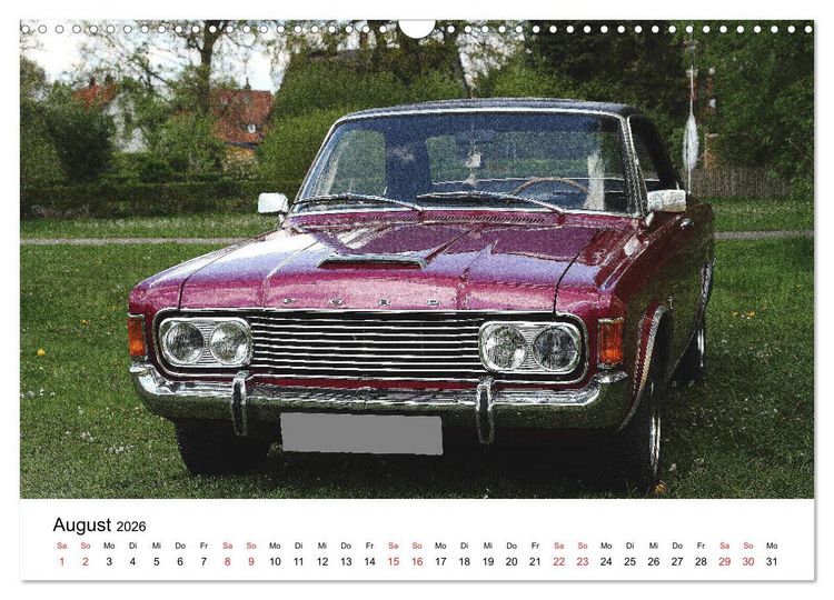 Produktbild: Oldtimer aller Art (Wandkalender 2026 DIN A3 quer), CALVENDO Monatskalender