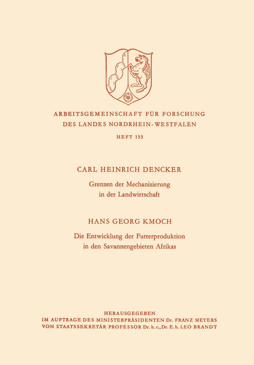 Produktbild: Grenzen der Mechanisierung in der Landwirtschaft. Die Entwicklung der Futterproduktion in den Savannengebieten Afrikas