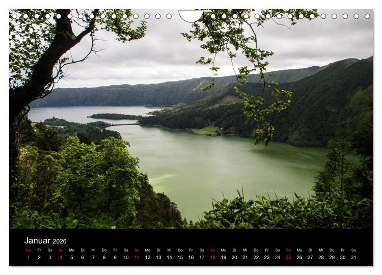 Produktbild: Faszination Azoren (Wandkalender 2026 DIN A4 quer), CALVENDO Monatskalender