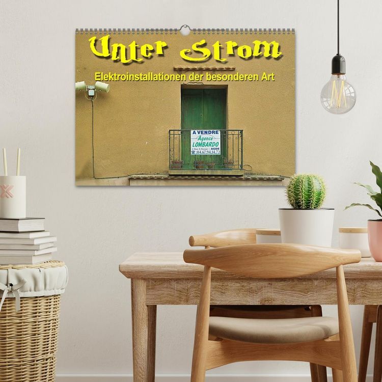 Produktbild: Unter Strom - Elektroinstallationen der besonderen Art (Wandkalender 2026 DIN A3 quer), CALVENDO Monatskalender