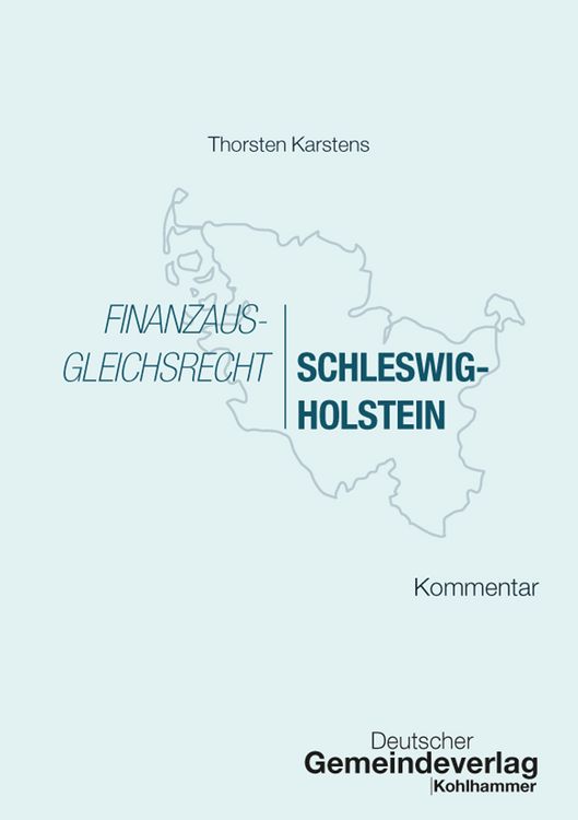 Produktbild: Finanzausgleichsrecht Schleswig-Holstein