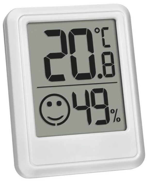 Produktbild: TFA Dostmann Thermo-/Hygrometer Wei&szlig; 30.5060.02