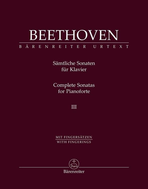 Produktbild: S&auml;mtliche Sonaten f&uuml;r Klavier, Band III