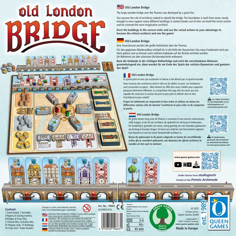 Produktbild: Queen Games 10663 - Old London Bridge