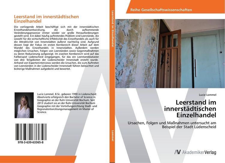 Produktbild: Leerstand im innerst&auml;dtischen Einzelhandel