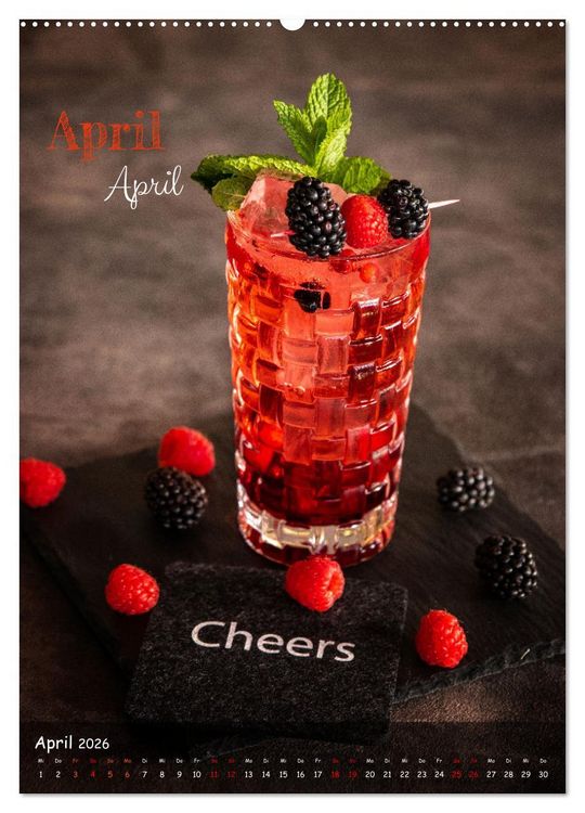 Produktbild: Mix it up - Cocktails (hochwertiger Premium Wandkalender 2026 DIN A2 hoch), Kunstdruck in Hochglanz
