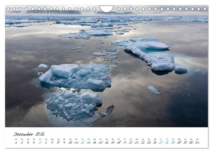 Produktbild: 78&deg; Nord - Arktische Momente in Svalbard (Wandkalender 2026 DIN A4 quer), CALVENDO Monatskalender