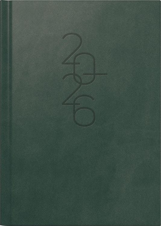 Agenda A5 Rido/Idé 706504190 - Finta Pelle Nera, 6 Anelli, Con Tasca Zip E Divisori