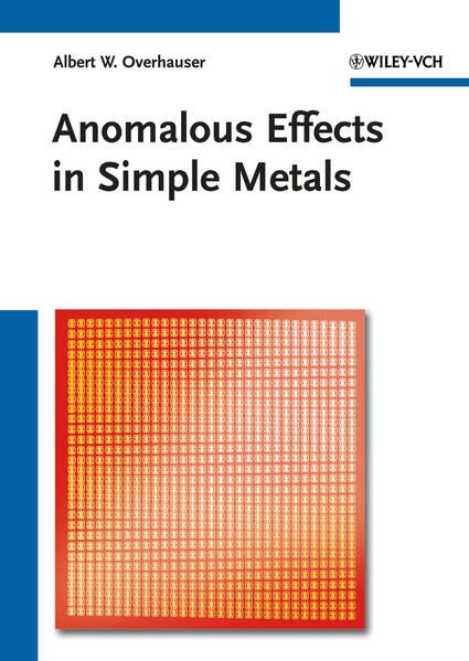 Produktbild: Anomalous Effects in Simple Metals