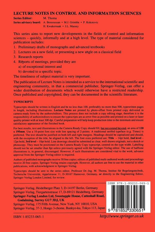 Produktbild: Finite-Spectrum Assignment for Time-Delay Systems